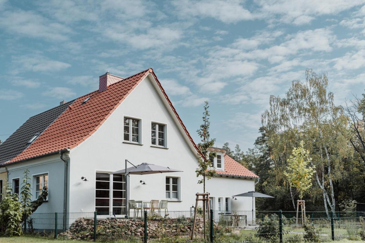 Spreewaldhaus Am Landgut - Pretschen Appartement Markische Heide Buitenkant foto